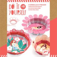 Kit artistico con 3 cestini da decorare - Djeco