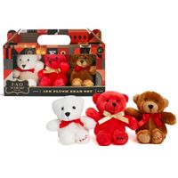 Confezione da 3 mini orsetti di peluche - FAO Schwarz