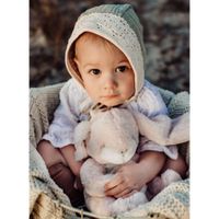 Peluche Little Nibble Pink Bunny 30 cm - Bunnies By The Bay