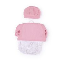Completo con tutina, maglioncino e cappellino per My FAO Doll 40 cm - FAO Schwarz