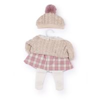 Vestitino scozzese e cappellino per My FAO Doll 40 cm - FAO Schwarz