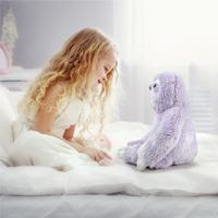 Bradipo di peluche con pelliccia glitter 25 cm - FAO Schwarz