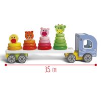 Camion con animali da impilare wood n' play - Wood n’ Play