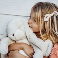 Peluche Big Nibble Cream Bunny 50 cm - Bunnies By The Bay