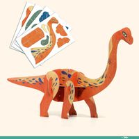 Set con 6 attività creative The World of Dinosaurs - Djeco