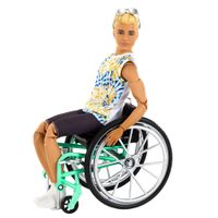 Barbie  Ken Fashionista con Sedia a Rotelle e Rampa - Barbie