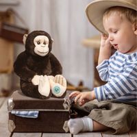 Scimmia di peluche 25 cm 100% da plastica riciclata - FAO Schwarz