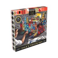 Set costruzioni magnetiche da 43 pezzi con camion - FAO Schwarz