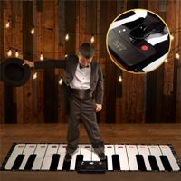 N-Gear Tappeto Musicale Gigante Per Pianoforte XXL - Tappetone Danza Per Bambini Con 10 Canzoni E 8 Strumenti - Gioco Interno/Esterno