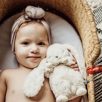 Peluche Tiny Nibble Cream Bunny 20 cm - Bunnies By The Bay