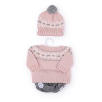 Completino tricot, pantaloncini e cappellino per My FAO Doll 40 cm - FAO Schwarz