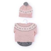 Completino tricot, pantaloncini e cappellino per My FAO Doll 40 cm - FAO Schwarz