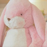 Peluche Floppy Big Nibble Coral blush Bunny 50 cm - Bunnies By The Bay