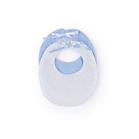 Set bavaglini bianco e azzurro per My FAO Doll 40 cm - FAO Schwarz