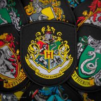 Set 5 stemmi Hogwarts e Case - Harry Potter