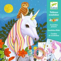 Set artistico con 4 illustrazioni Magic manes - Djeco