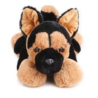 Peluche Pastore Tedesco sdraiato lungo 38 cm - FAO Schwarz