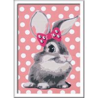 Creart Coniglietta, Serie E, Kit per dipingere con i numeri - Creart