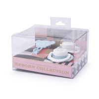 Set di ciucci con portaciuccio azzurro per My FAO Doll 40 cm - FAO Schwarz