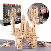 Castello di mattoncini in legno da 75 pezzi - FAO Schwarz