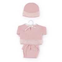 Completino in tricot con cappellino per My FAO Doll 40 cm - FAO Schwarz