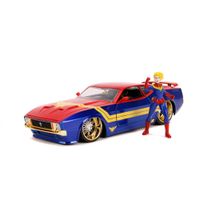 Ford Mustang 1973 Captain Marvel - Jada Toys, Marvel
