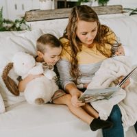 Peluche Big Hare Little Hare 43 cm - Bunnies By The Bay