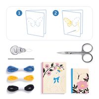 Kit creativo per ricamo Poetic Garden - Djeco