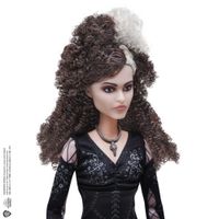 Action figure Bellatrix Lestrange 25 cm con Abito, Collana e Bacchetta, da Collezione - Harry Potter