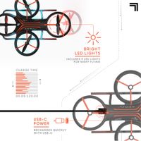 Quadricottero radiocomandato Aero Drone - Sharper Image