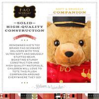 Orsetto soldato di peluche Anniversario 30 cm - FAO Schwarz