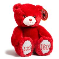Orsetto rosso con glitter Anniversario 30 cm - FAO Schwarz