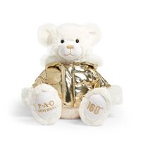 Orsetto di peluche Anniversario con giacca dorata 33 cm - FAO Schwarz