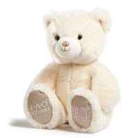 Orsetto bianco con glitter Anniversario 30 cm - FAO Schwarz