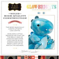 Dinosauro peluche con luci LED e suoni - FAO Schwarz