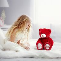Orsetto rosso con glitter Anniversario 30 cm - FAO Schwarz