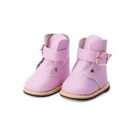 Scarponcino alto rosa con fibbia per My FAO Doll 40cm - FAO Schwarz