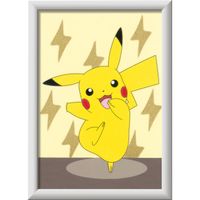 Creart Pokémon Pikachu, Kit per dipingere con i numeri - Creart