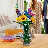 LEGO Icons 10313 Bouquet Fiori Selvatici Finti, Botanical Collection - LEGO