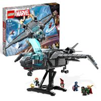 LEGO Marvel 76248 Il Quinjet degli Avengers, Astronave Giocattolo con Minifigure - LEGO, Marvel