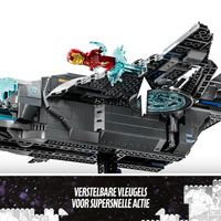 LEGO Marvel 76248 Il Quinjet degli Avengers, Astronave Giocattolo con Minifigure - LEGO, Marvel