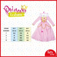 Costume Principessa delle Fiabe da 3 a 8 anni - Fancy World