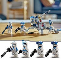 LEGO Star Wars 75345 Battle Pack Clone Troopers Legione 501 con Cannone AV-7 e 4 Personaggi - LEGO, Star Wars