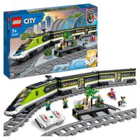 LEGO City 60337 Treno Passeggeri Espresso, con Locomotiva Telecomandata con Luci e Binari - LEGO