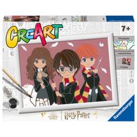 Creart Harry Potter: Il Trio Magico, Kit per dipingere con i numeri - Creart, Harry Potter