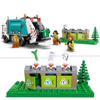 LEGO City 60386 Camion per il Riciclaggio dei Rifiuti, con 3 Bidoni Raccolta Differenziata - LEGO