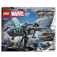 LEGO Marvel 76248 Il Quinjet degli Avengers, Astronave Giocattolo con Minifigure - LEGO, Marvel