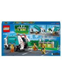 LEGO City 60386 Camion per il Riciclaggio dei Rifiuti, con 3 Bidoni Raccolta Differenziata - LEGO