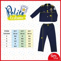 Costume Poliziotto da 3 a 8 anni - Fancy World