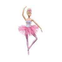 Barbie Dreamtopia Ballerina Magico Tutu, con luci scintillanti, coroncina e tutù rosa - Barbie